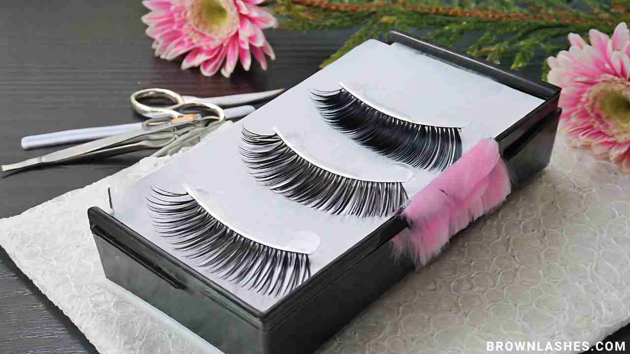 DIY lash lift kit displayed, illustrating the alternative to traditional extensions.