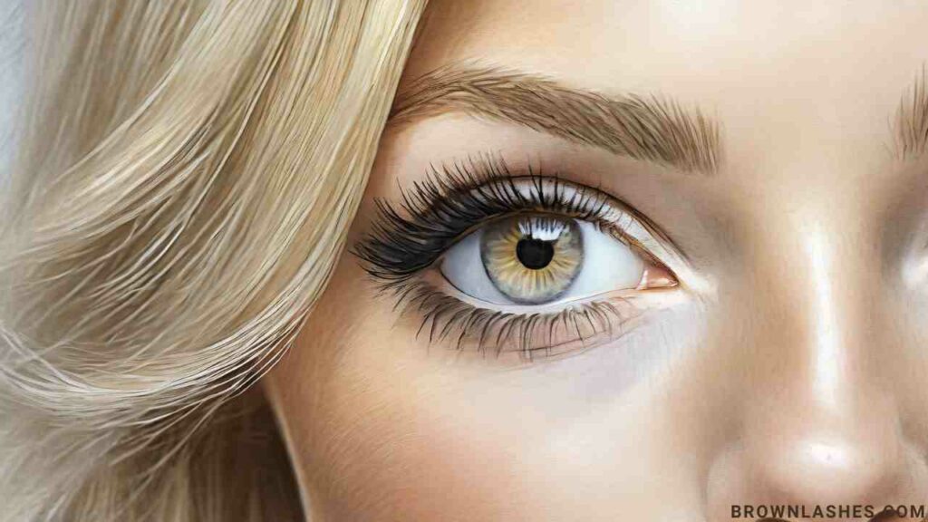 Close-up image featuring well-defined and healthy eyelashes, emphasizing their protective and aesthetic significance.