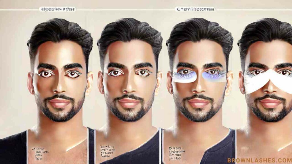 Infographic depicting the phases of the natural eyelash growth cycle.