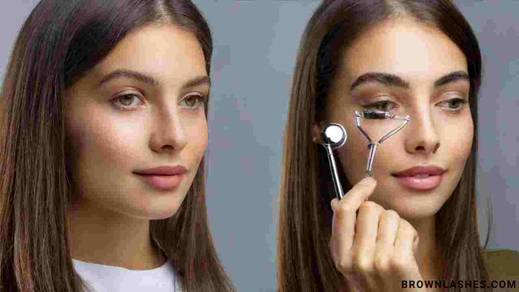 Side-by-side comparison of a traditional eyelash curler and a heated one, emphasizing the differences in design and functionality for reader understanding.