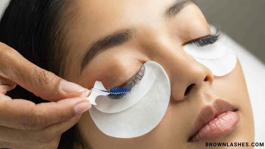 removing eyelash glue without any damage