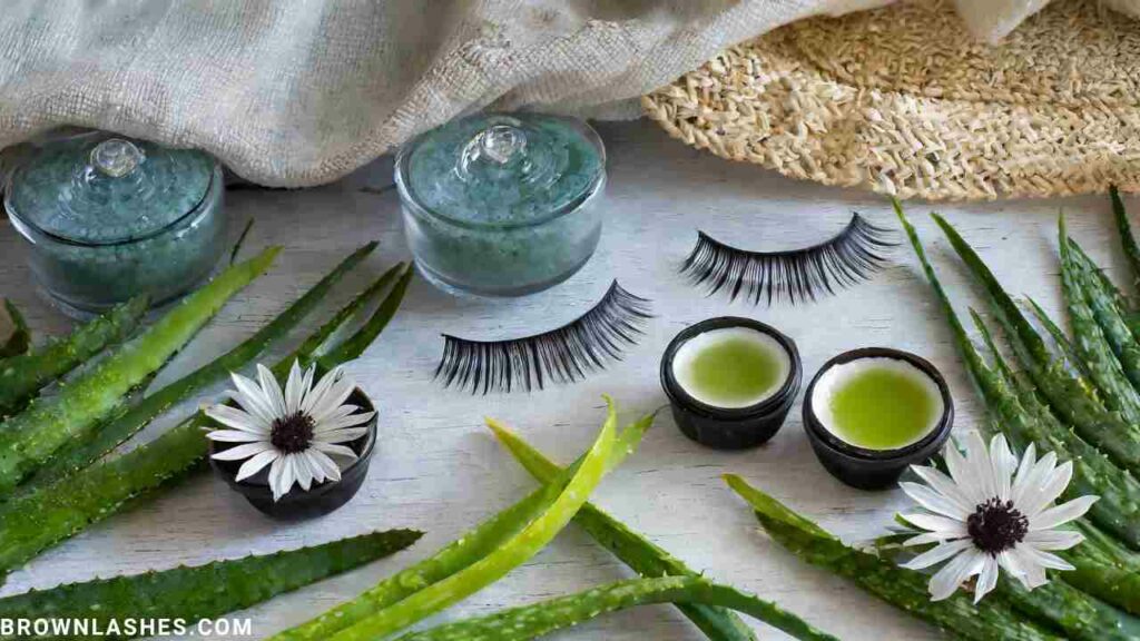 A small bowl of olive oil, rich in antioxidants and nutrients, perfect for nourishing and moisturizing eyelashes.